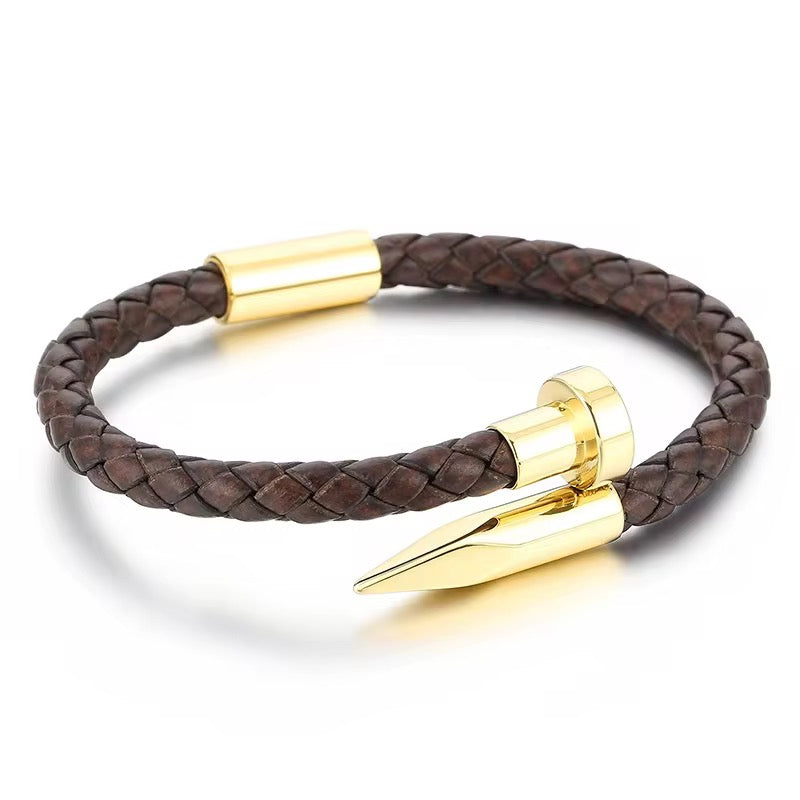 Braided Nail-Tip Bracelet