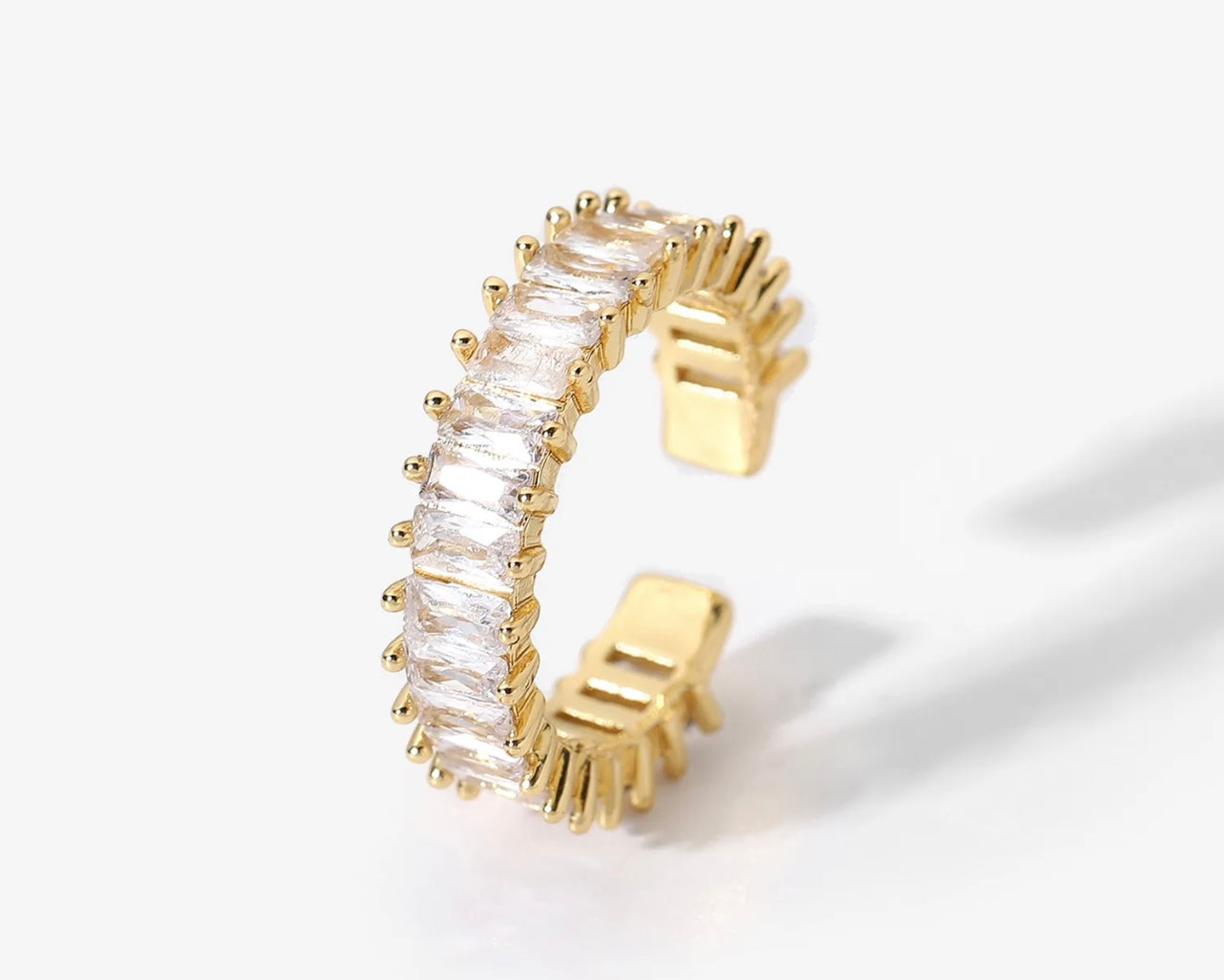 Baguette Adjustable Ring