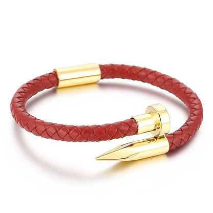 Braided Nail-Tip Bracelet