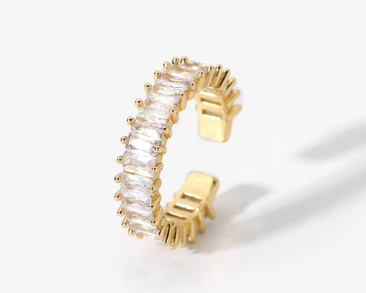 Baguette Adjustable Ring
