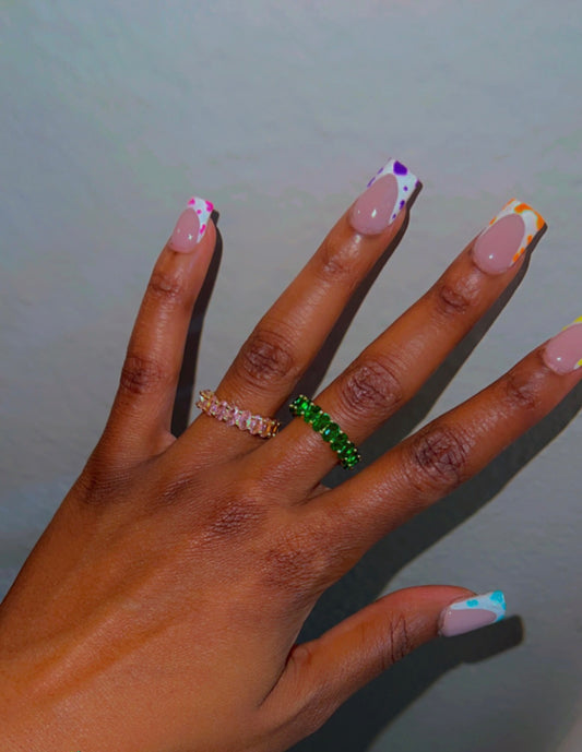 Vintage Baguette Adjustable Ring